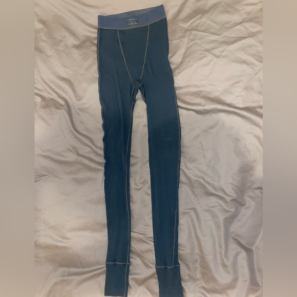 SKIMS COTTON RIB LEGGING KYANITE - Picture 7 of 9